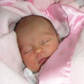 Photograph of baby Ella.